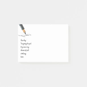 Notas Post-it® Cita de trabajo divertida que dejará