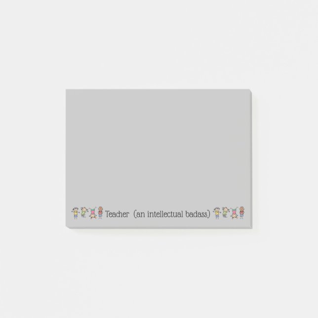 Notas Post-it® Cita inspiradora de un profesor intelectual malvad (Anverso)