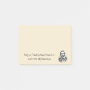 Notas Post-it® Cita preferida Champán de Walt Whitman
