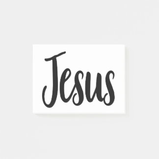 Notas Post-it® Citas cristianas estéticas de Jesús Gospel Graphic
