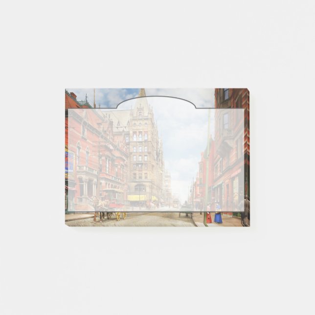 Notas Post-it® Ciudad - Cincinnati, OH - Calle Elm 1900 (Anverso)