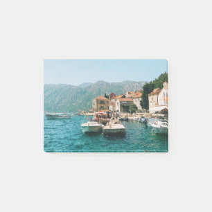 Notas Post-it® Ciudad costera de Perast, Montenegro