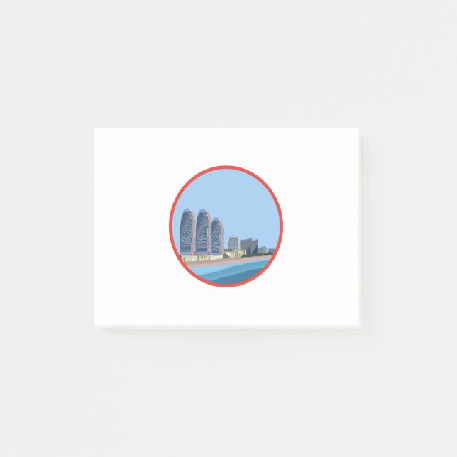 Notas Post-it® Ciudad de Batumi Georgia (Anverso)