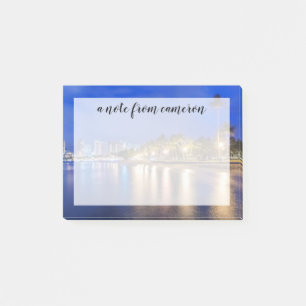 Notas Post-it® Ciudad de Waikiki al amanecer