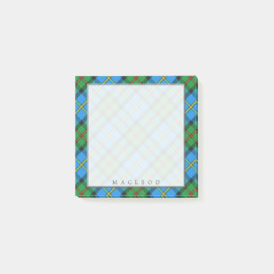Notas Post-it® Clan escocés real MacLeod del tartán de Harris