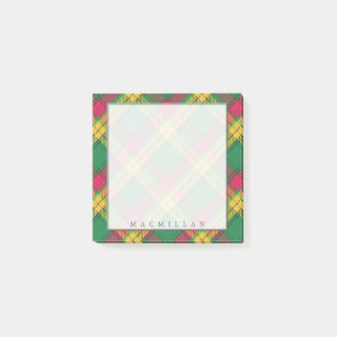 Notas Post-it® Clan Regal Scottish MacMillan Tartan