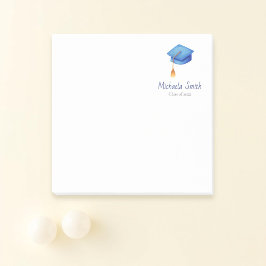 Notas Post-it® Clase Azul de Graduación Personalizada de Secundar