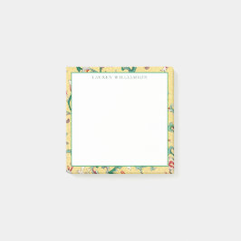 Notas Post-it® Clásica Chinoiserie amarilla y verde Post-it Notes