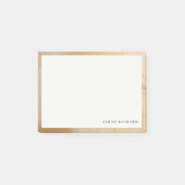 Notas Post-it® Clásica Moda artística Beige Óleo pintura textura