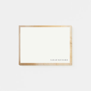 Notas Post-it® Clásica Moda artística Beige Óleo pintura textura