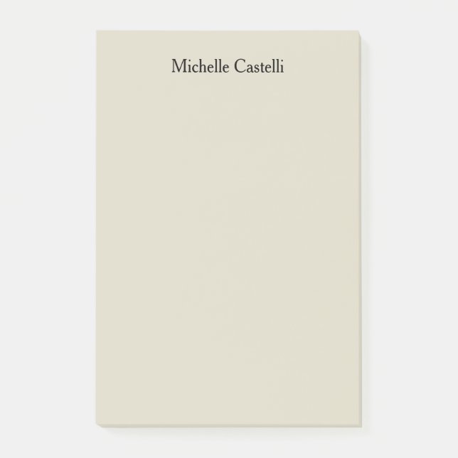 Notas Post-it® Clásico Único Profesional Simple (Anverso)