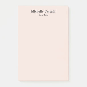 Notas Post-it® Clásico Único Profesional Simple