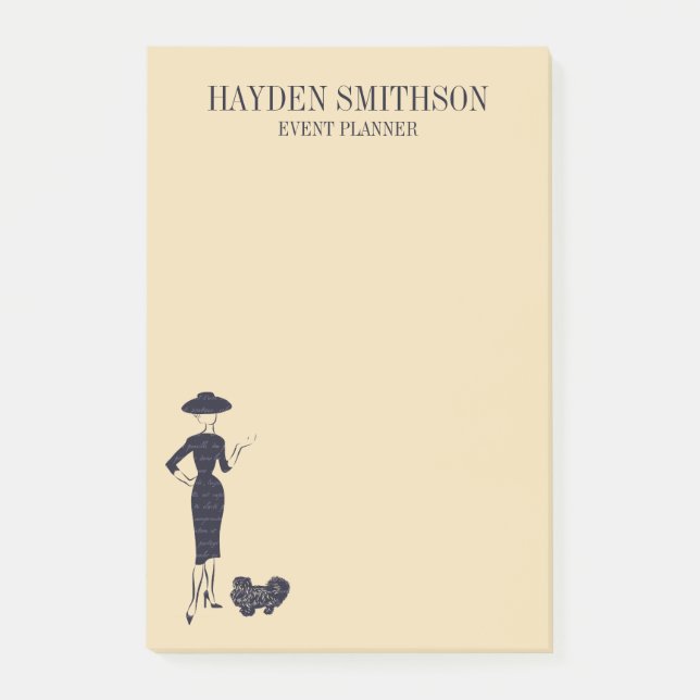 Notas Post-it® Clásicos de moda de los años 50 (Anverso)