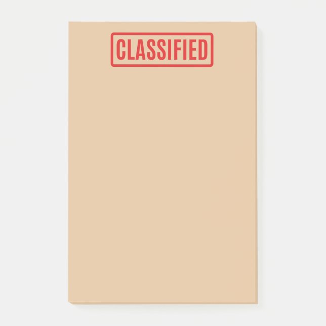 Notas Post-it® Clasificado (Anverso)