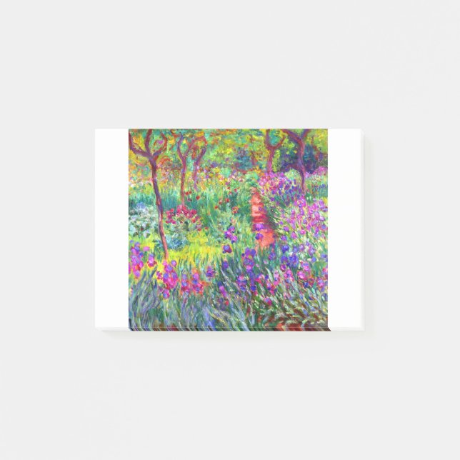 Notas Post-it® Claude Monet Garden (Anverso)