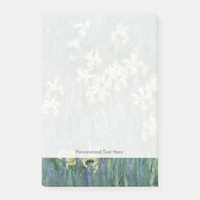 Notas Post-it® Claude Monet| Los irios amarillos (Anverso)