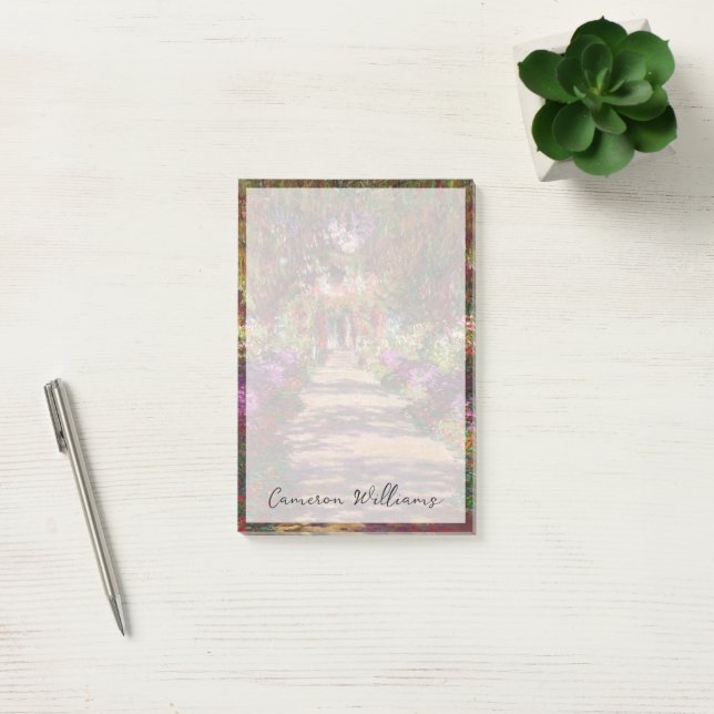Notas Post-it® Claude Monet | Una ruta en el jardín de Monet (Oficina)