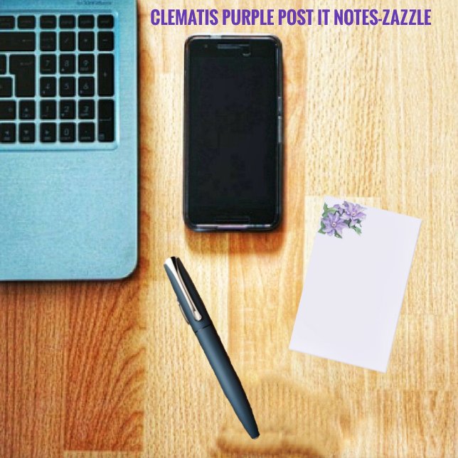 Notas Post-it® Clematis Purple Post-It Notes (Subido por el creador)