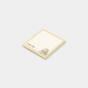 Notas Post-it® Cloche Gorra Beige