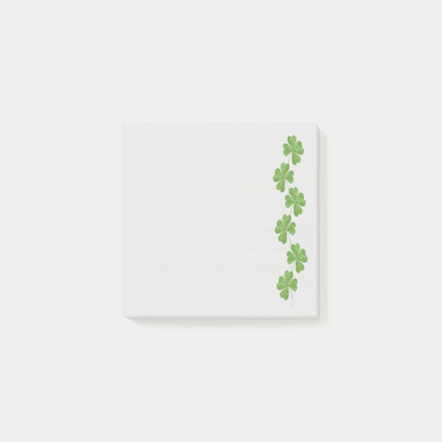 Notas Post-it® Clover Post it Notes (Anverso)
