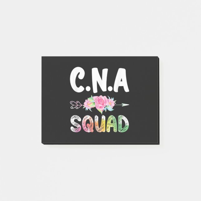 Notas Post-it® CNA Nurse Squad Certified Nursing Assistant (Anverso)