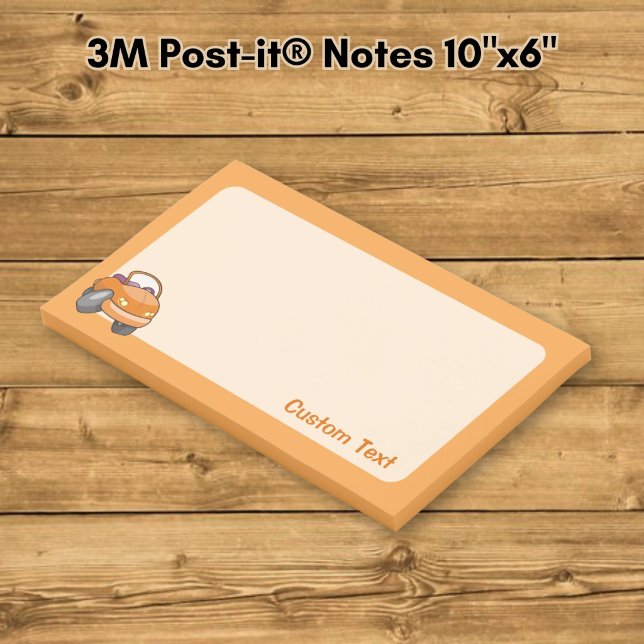 Notas Post-it® Coche de dibujos animados naranja (Subido por el creador)