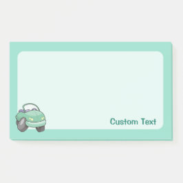 Notas Post-it® Coche Mint Green Personalizado