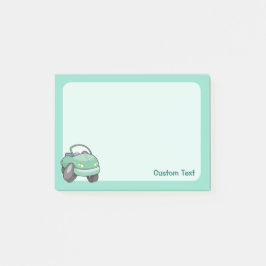 Notas Post-it® Coche Mint Green Personalizado