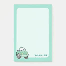 Notas Post-it® Coche Mint Green Personalizado