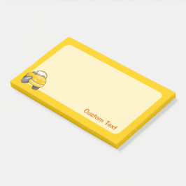 Notas Post-it® Coche Personalizado amarillo
