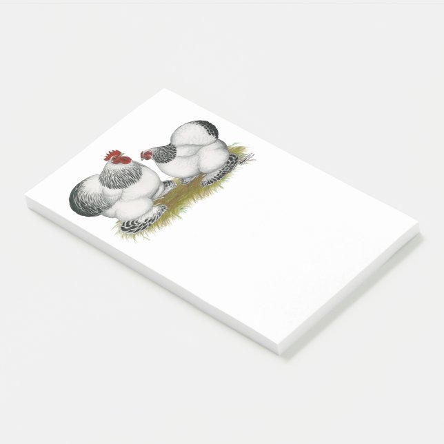 Notas Post-it® Cochin Columbian Bantams (En perspectiva)