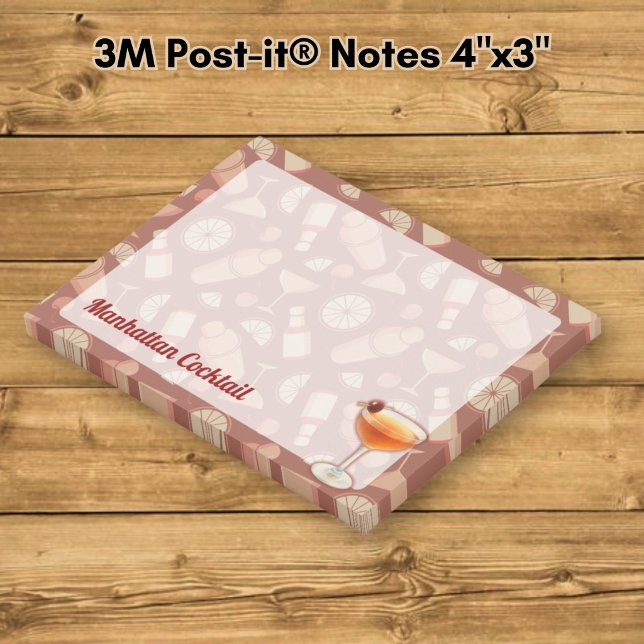 Notas Post-it® Cóctel Manhattan (Subido por el creador)