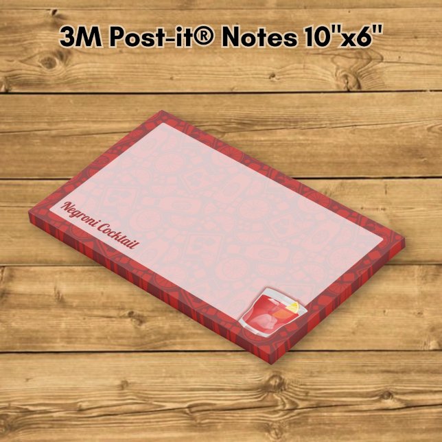 Notas Post-it® Cóctel Negroni (Subido por el creador)