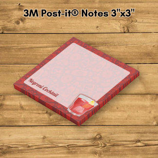 Notas Post-it® Cóctel Negroni