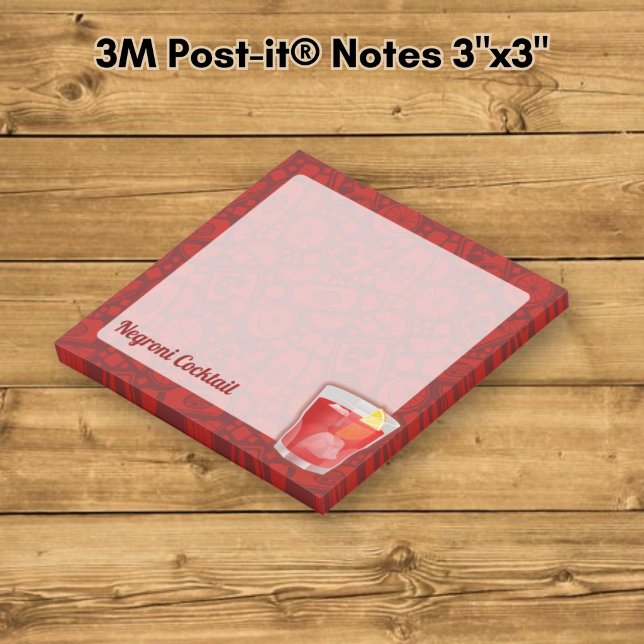 Notas Post-it® Cóctel Negroni (Subido por el creador)