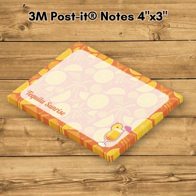 Notas Post-it® Cóctel Tequila Sunrise (Subido por el creador)