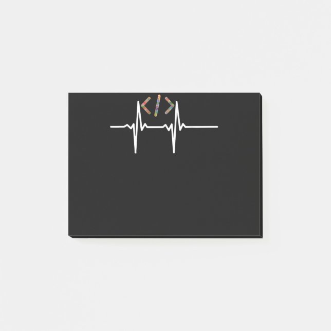 Notas Post-it® Coders Funny | Codificación del programador de sof (Anverso)