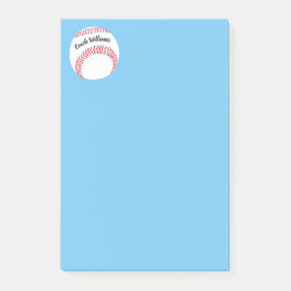 Notas Post-it® Código de Béisbol Añadir nombre 4x6