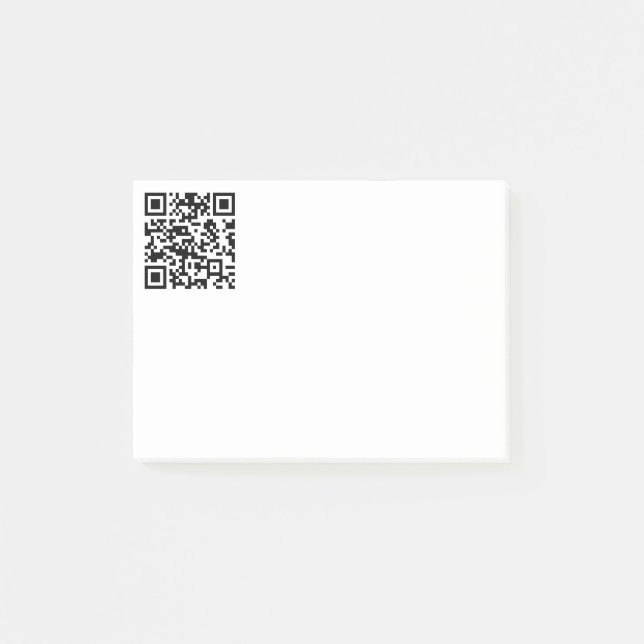 Notas Post-it® Código QR creado al instante (introduciendo su URL (Anverso)