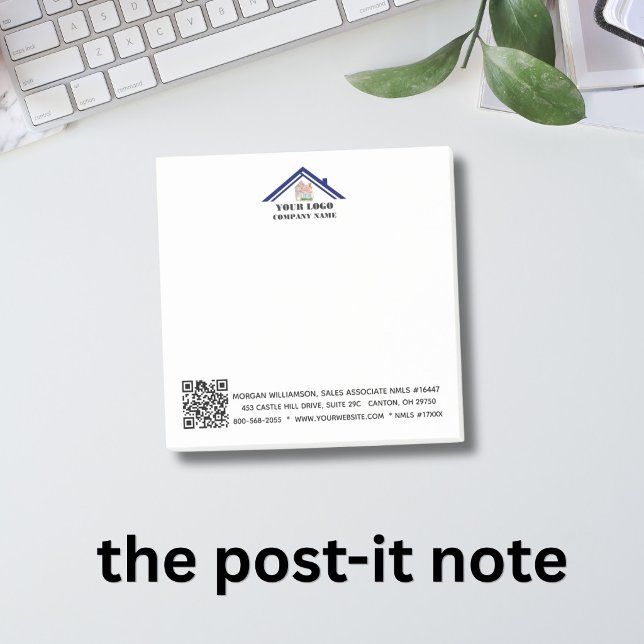 Notas Post-it® Código QR de Logotipo Personalizado  (Subido por el creador)