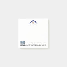 Notas Post-it® Código QR del logotipo del personalizado