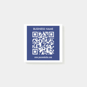 Notas Post-it® Código QR editable (generado instantáneamente) A
