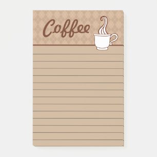 Notas Post-it® Coffee Grocery Shopping List Gift