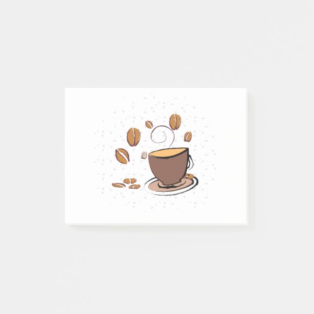 Notas Post-it® Coffee Love (Anverso)