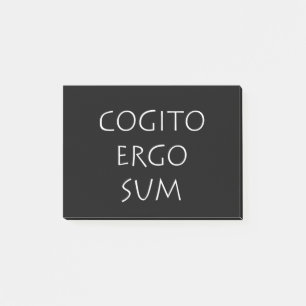 Notas Post-it® Cogito ergo sum