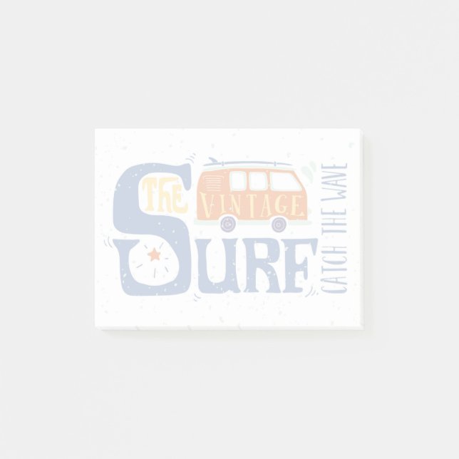 Notas Post-it® Coja el poster de la onda (Anverso)