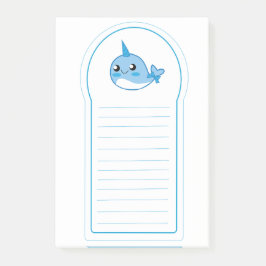 Notas Post-it® Cojín pegajoso de Narwal