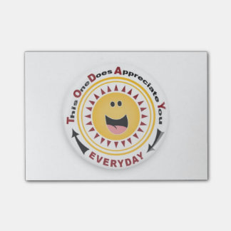Notas Post-it® Cojines del post-it del aprecio