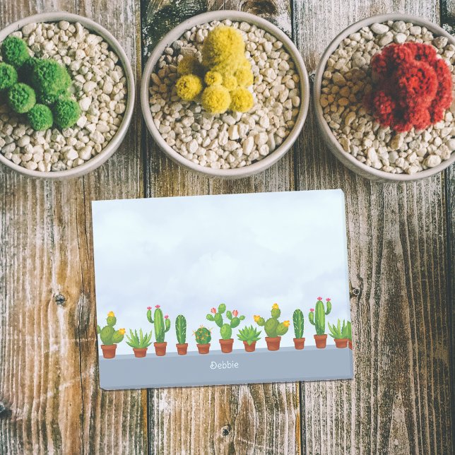 Notas Post-it® Colección de cactus de floración personalizada con (Subido por el creador)