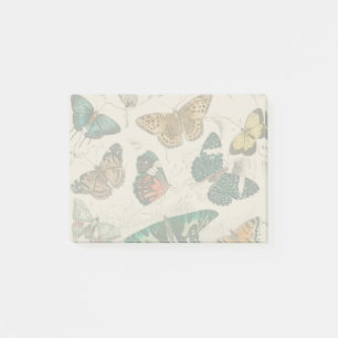 Notas Post-it® Colección de mariposa Mariposas antiguas